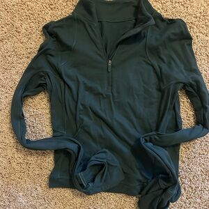 Lululemon Dark Green Half-Zip Pullover